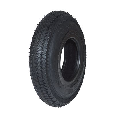 Pneu En Dents De Scie Gris Cheng Shin 2,80x2,50-4 - 4 Plis Avec Tube - Neuf