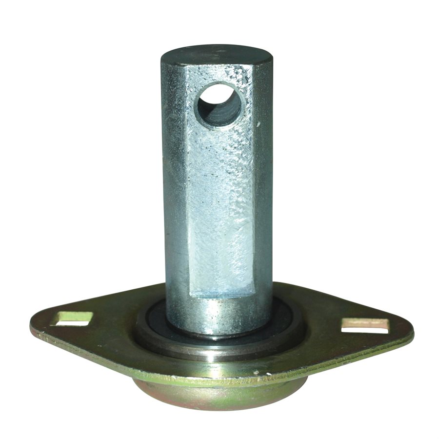 AUGER FLANGE BEARING SHAFT AND SNAP RING