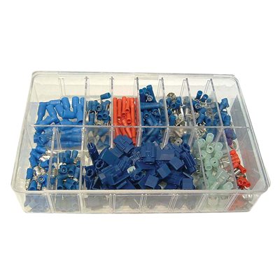 200 Connecteurs à Sertir Thermo-rétractables - Lot Rouge/bleu/jaune - Pour Câblage Auto/électricité