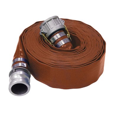 BROWN DISCHARGE HOSE 1-1 / 2'' X 50'