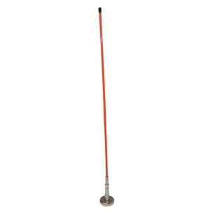 MESURE À BOIS PLASTIQUE ORANGE MAGNÉTIQUE